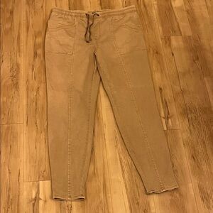 Tan Casual Joggers for Women